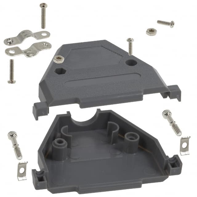 977-037-010R031 NorComp Inc.  Capots de connecteurs D-Sub en forme de D